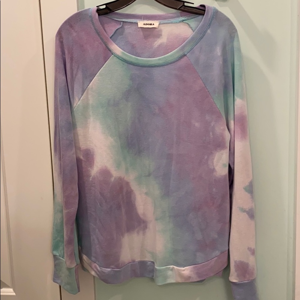 Adora pastel tie dyed top